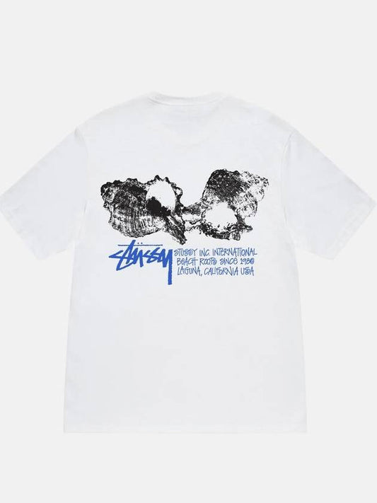 shell t shirt white - STUSSY - BALAAN 1