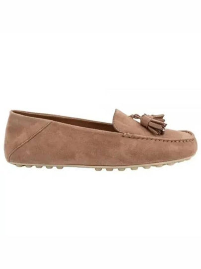 Dot Sole Suede Loafers Cashew Butter - LORO PIANA - BALAAN 2