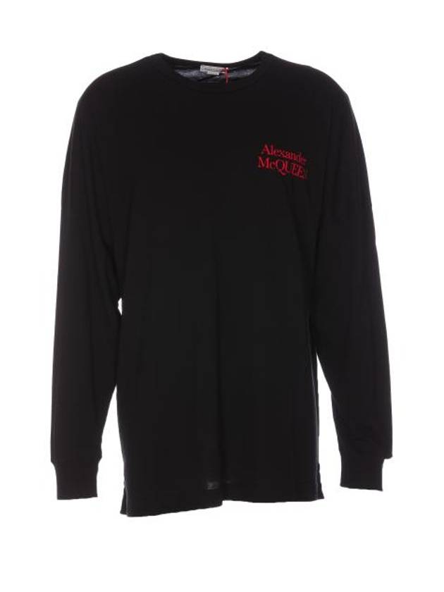 Logo Print Sweatshirt Black - ALEXANDER MCQUEEN - BALAAN 2