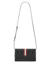 Logo Diamond Quilted Leather Cross Bag Black - BALLY - BALAAN 6