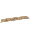 Jacquard Logo Two Tone Wool Muffler Brown - ACNE STUDIOS - BALAAN 6