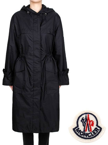 Black HiENGU Windbreaker Raincoat 1C00038 539YH 999 00494 - MONCLER - BALAAN 1