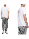 Archibio PVC Print Short Sleeve T-Shirt White - STONE ISLAND - BALAAN 3