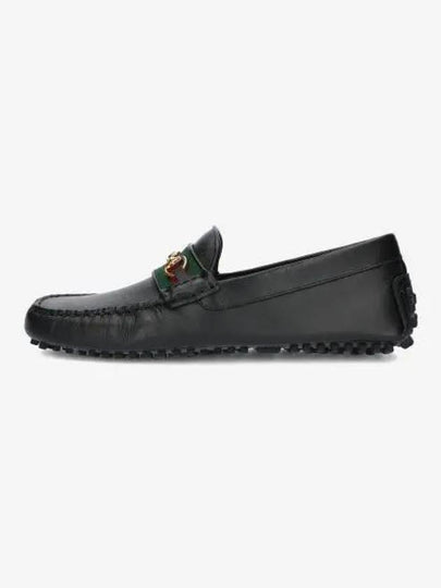 Web Horsebit Driving Shoes Black - GUCCI - BALAAN 2