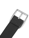 GG Microssima Leather Belt Black - GUCCI - BALAAN 5