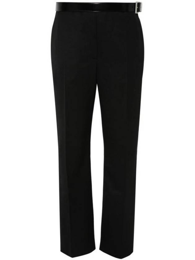 Gabadin straight pants black - PRADA - BALAAN 1