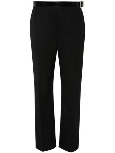 Gabadin straight pants black - PRADA - BALAAN 1