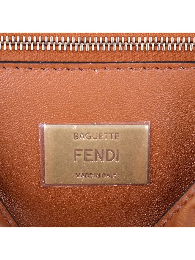 Baguette Chain Midi Nappa Leather Bag - FENDI - 11