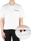 Cotton Oversized Pocket Short Sleeve T-Shirt White - THOM BROWNE - BALAAN 2