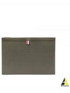 Medium Document Holder Clutch Bag Green - THOM BROWNE - BALAAN 2