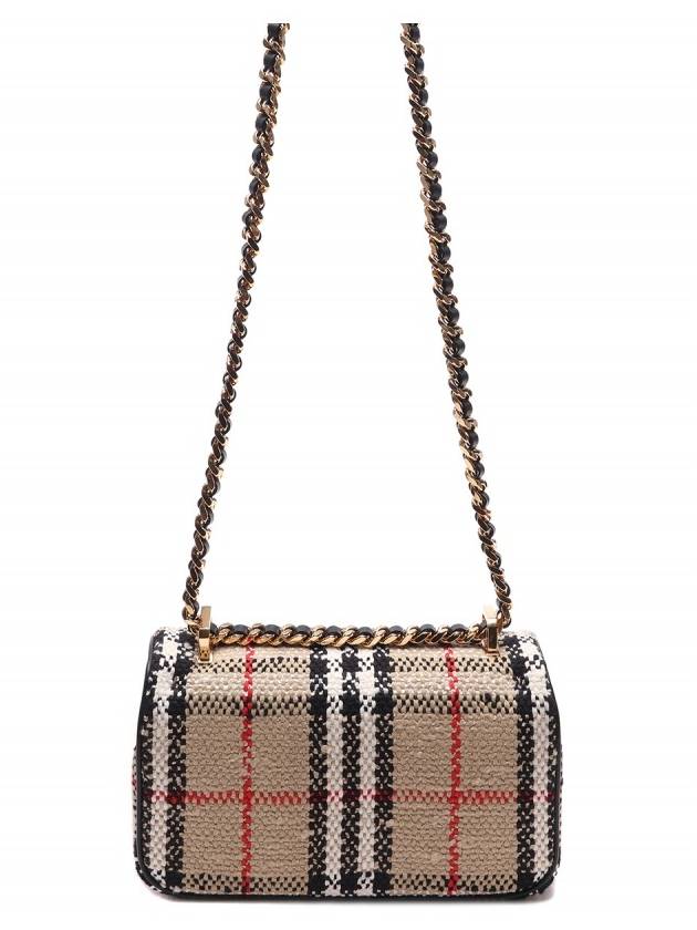 TB Logo Check Bouclé Mini Lola Cross Bag Beige - BURBERRY - BALAAN 5