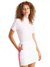 Women's Featherweight Mock Neck Golf Short Sleeve T-Shirt Blush - G/FORE - BALAAN 4