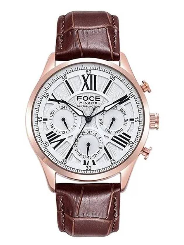 Poche Milano 43mm Men s Leather Watch FM7615LRG - ETC - BALAAN 3