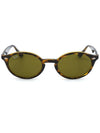 Eyewear Oval Frame Sunglasses Brown Light Havana - RAY-BAN - BALAAN 2