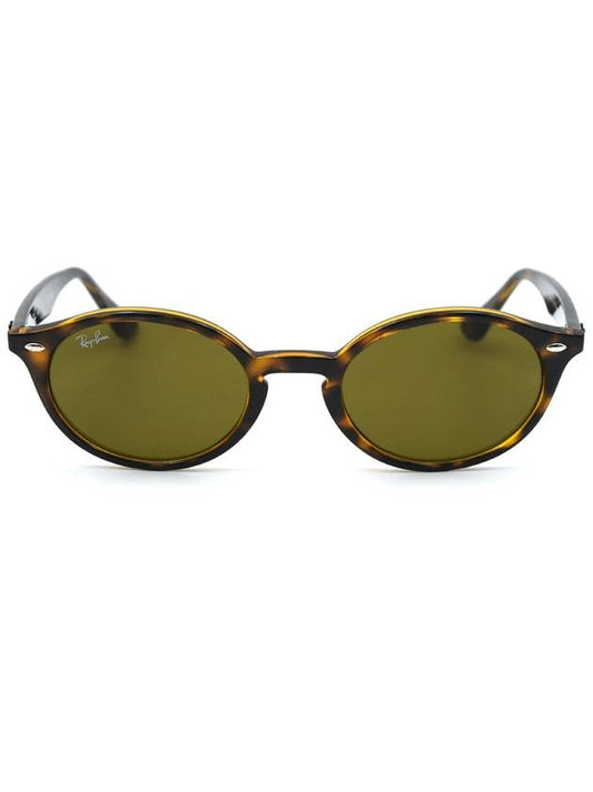 Eyewear Oval Frame Sunglasses Brown Light Havana - RAY-BAN - BALAAN 2