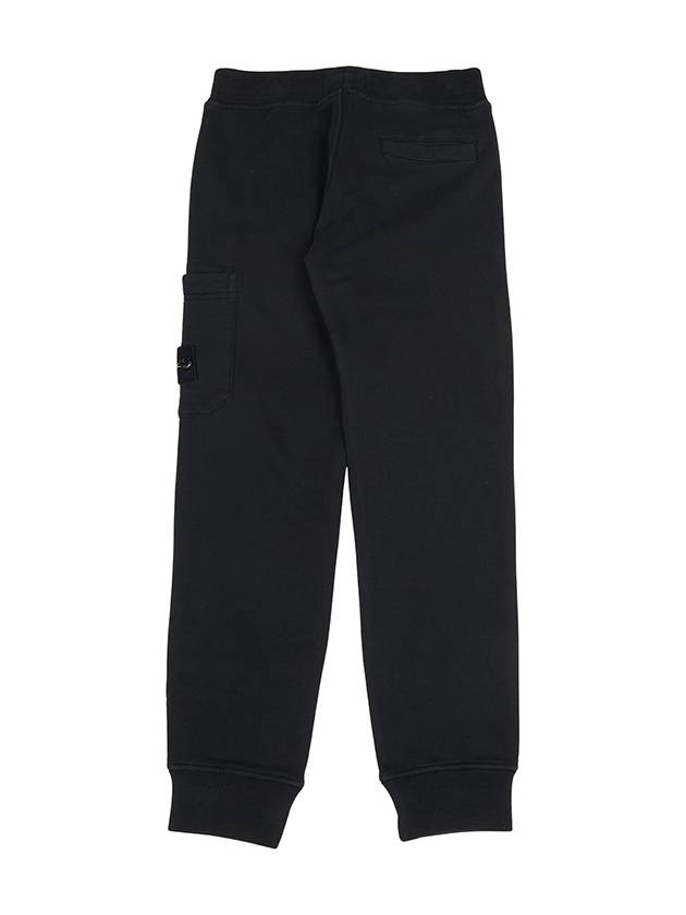 Kids Compass Logo Patch Training Jogger Track Pants Black - STONE ISLAND - BALAAN 3