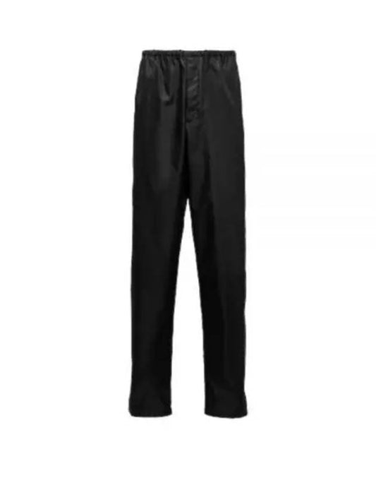 Triangle Logo Re-Nylon Joggers Track Pants Black - PRADA - BALAAN 2