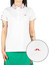 Women's Cara Polo Short Sleeve T-Shirt White - J.LINDEBERG - BALAAN 2