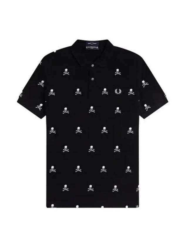 Fred Perry Mastermind Skull Shirt Black - FRED PERRY - BALAAN 1