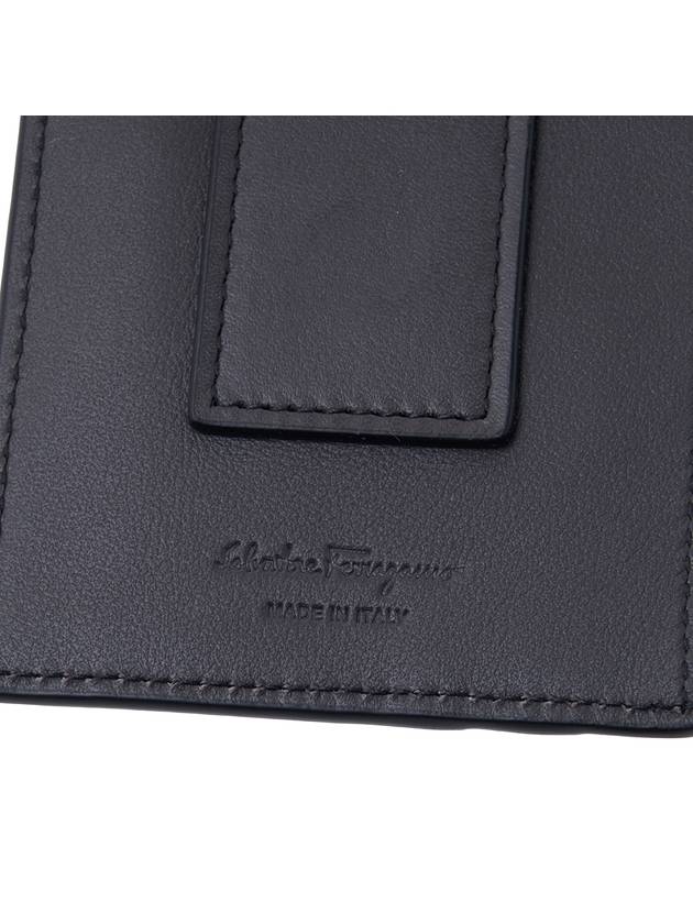 Gancini Card Wallet Black - SALVATORE FERRAGAMO - BALAAN 9