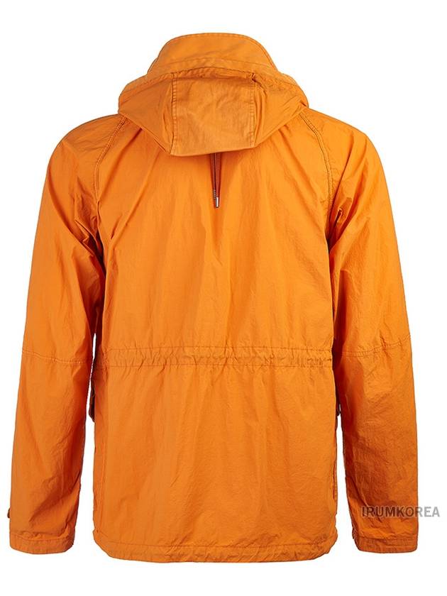 Mid Layer Flap Pocket Hooded Jacket Orange - TEN C - BALAAN 4