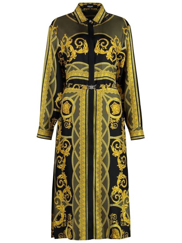 Versace Printed Shirtdress - VERSACE - BALAAN 1