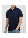 One Tone Dry Polo Shirt Navy - LACOSTE - BALAAN 1