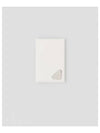Saffiano Triangular Logo Flap Card Wallet White Boutique - PRADA - BALAAN 2