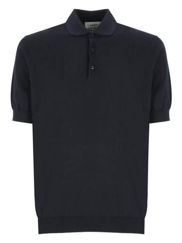 Polo T Shirt EQLPMC65EQ62035 850 Navy - RVR LARDINI - BALAAN 1