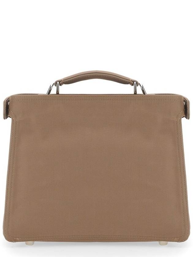 Peekaboo Nylon Shoulder Bag Beige - FENDI - BALAAN 6