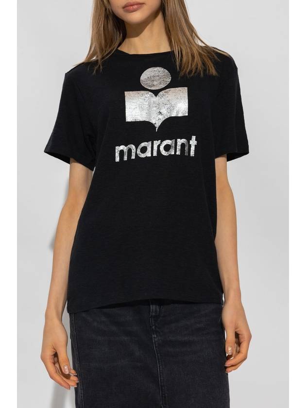 Marant Etoile ‘Zewel’ T-shirt, Women's, Black - ISABEL MARANT - BALAAN 3