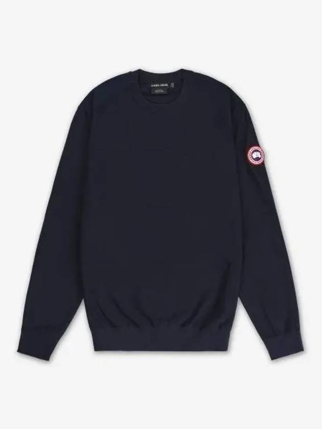 Dartmouth Crew Neck Knit Top Navy - CANADA GOOSE - BALAAN 2