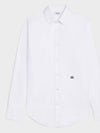 RC00L091F 01BC Loose Peter Pan Collar Shirt Cotton Poplin - CELINE - BALAAN 1