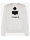 Mikoy Logo Cotton Sweatshirt Ecru - ISABEL MARANT - BALAAN 2