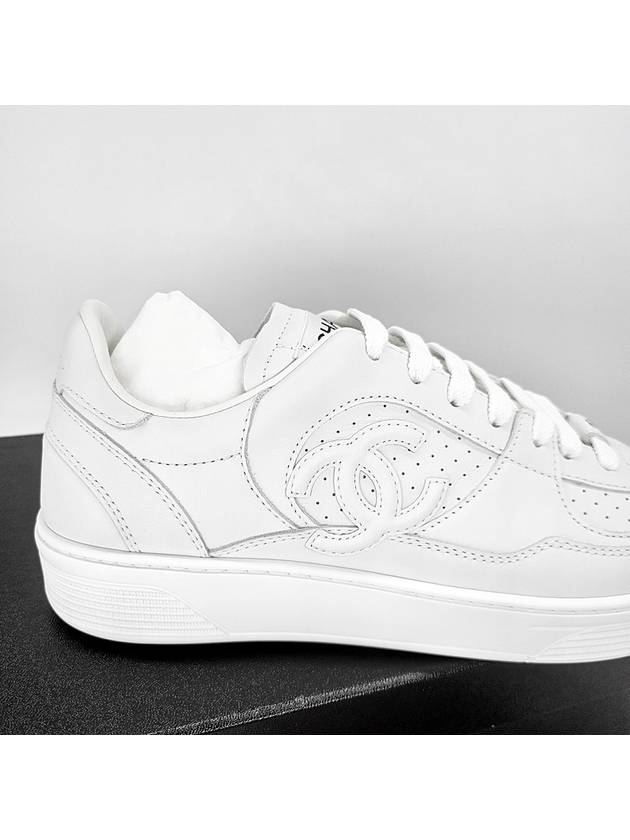 Air Force CC Logo Women s Sneakers White G45079 - CHANEL - BALAAN 4