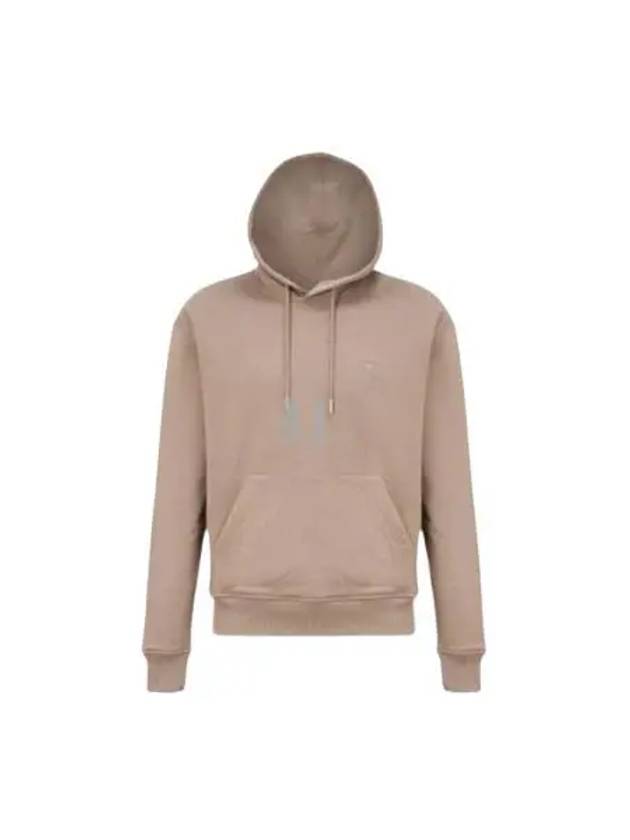 Mini Heart Logo Hoodie Beige - AMI - BALAAN 2