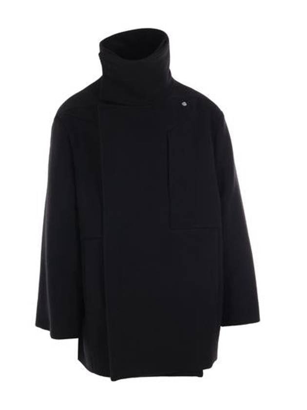 Double Breasted Virgin Wool Coat RR02C7758WY - RICK OWENS - BALAAN 2