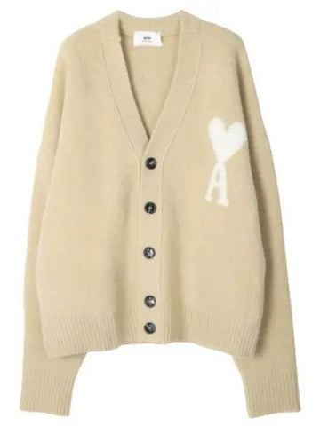 Oversized de Coeur cardigan men - AMI - BALAAN 1