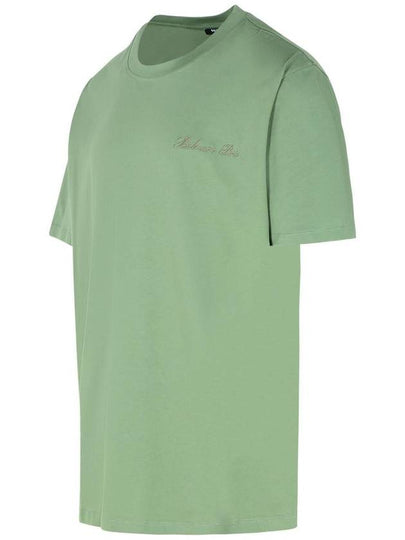 Balmain Green Cotton T-Shirt - BALMAIN - BALAAN 2