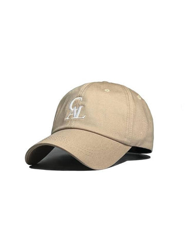 Signature logo ball cap beige - CASEALOT - BALAAN 1