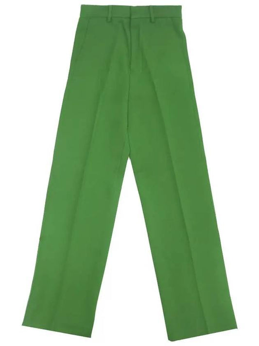 High-waist Straight Pants Ever Green - AMI - BALAAN 2