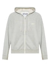 Star Logo Zip-Up Hoodie Melange Grey - GOLDEN GOOSE - BALAAN 2