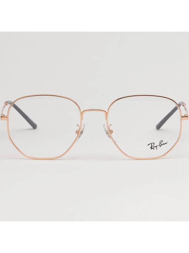 Glasses frame RB3682VF 3094 rose gold fashion Asian fit - RAY-BAN - BALAAN 3