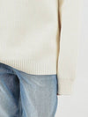 Modal Knit Half Zip up Cream - CHANCE'S NOI - BALAAN 4