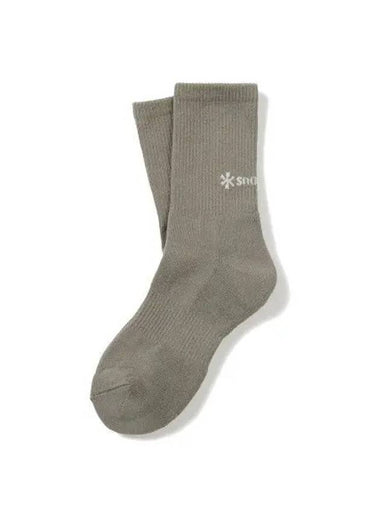 Basic Crew Socks Fog Gray S24ZUFSO82 - SNOW PEAK - BALAAN 1