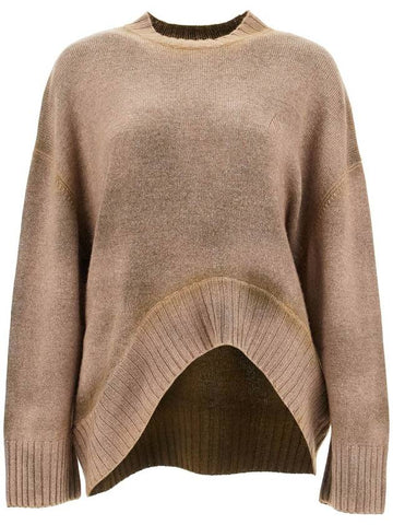 asymmetric wool and cashmere pullover - THE ATTICO - BALAAN 1