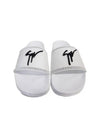 RM90012 003 Zipper Slippers White Giuseppe Zanotti - GIUSEPPE ZANOTTI - BALAAN 2