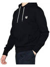 Grey Fox Head Patch Classic Hoodie Black - MAISON KITSUNE - BALAAN 3