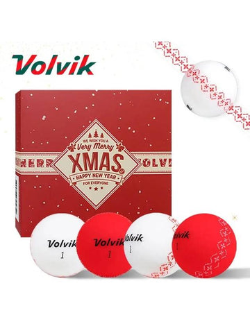 Golf Ball Christmas Edition Vivid 360 Degree 3 Piece - VOLVIK - BALAAN 1