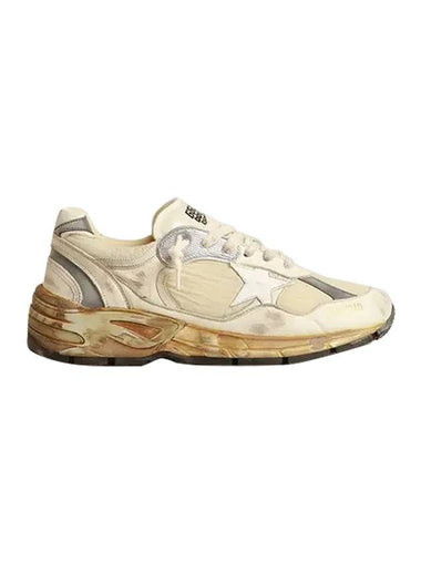 Dad Star Nappa Nylon Low Top Sneakers Beige - GOLDEN GOOSE - BALAAN 1